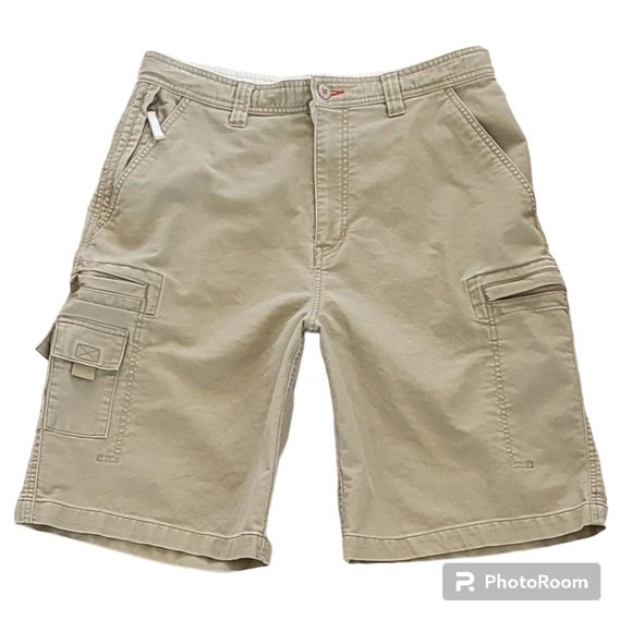 Celio Sportswear Khaki Cargo Utility Shorts Men's Size 32/33 New - Picture 1 of 9